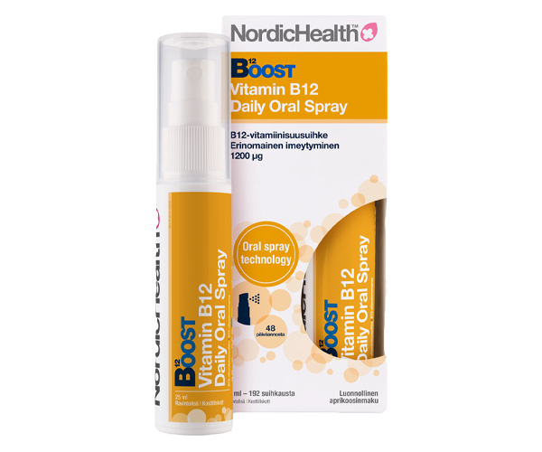 Nordic Health Boost B12 Daily Oral Spray 25 ml