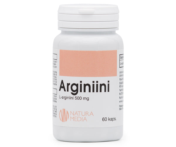 Natura Media Arginiini 500 mg 60 kaps