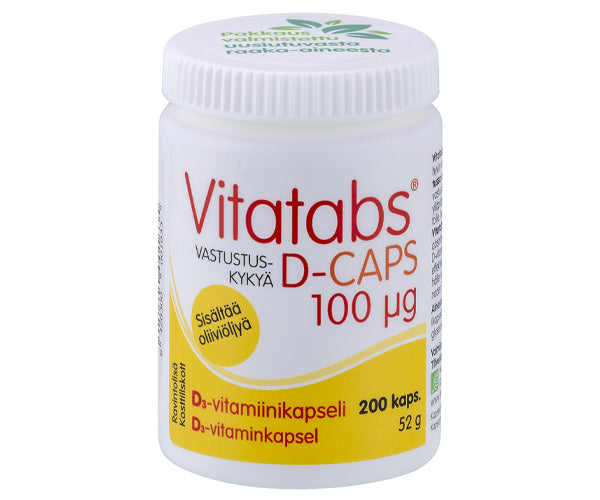 Vitatabs D-caps 100µg 200 kaps