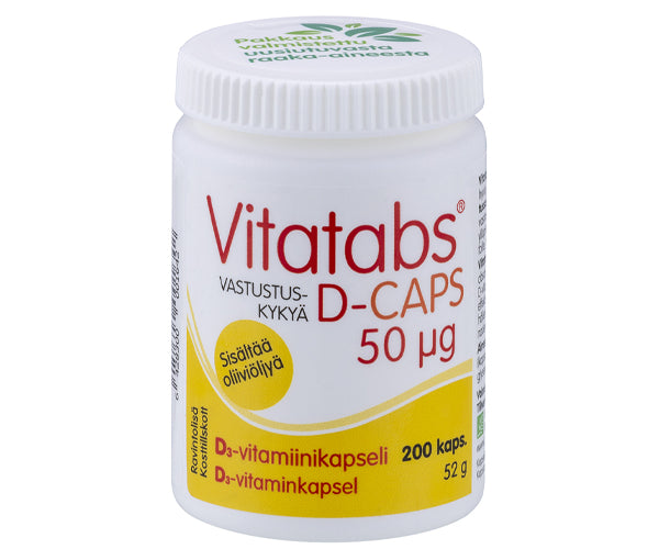 Vitatabs D-Caps 50µg 200 kaps