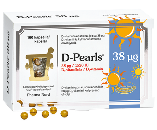 Pharma Nord D-Pearls 38 µg 160 kaps