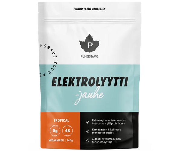 Puhdistamo Elektrolyyttijauhe Tropical 240g