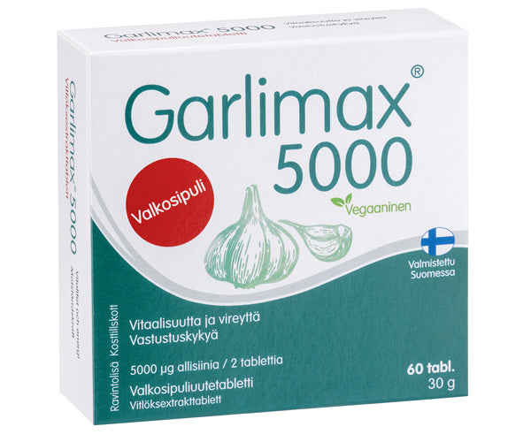 Garlimax 5000 valkosipuliuutetabletti 60 tabl