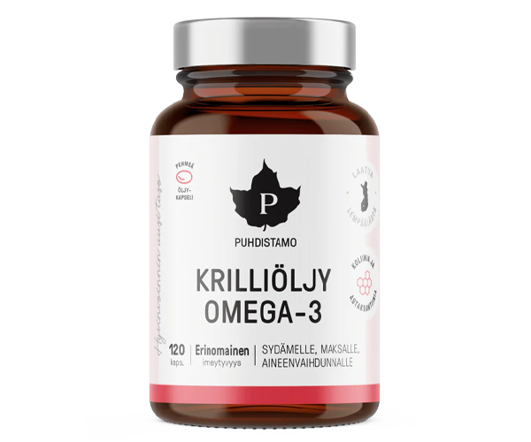 Puhdistamo Krilliöljy Omega-3 120 kaps