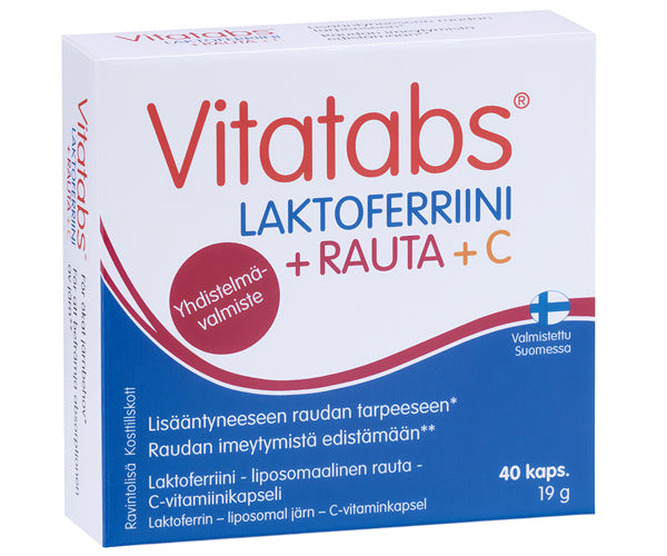 Vitatabs Laktoferriini+rauta+C 40 kaps