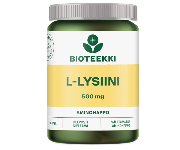 Bioteekin L-Lysiini 500 mg 60 tabl