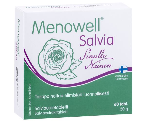 Menowell salviauutetabletti