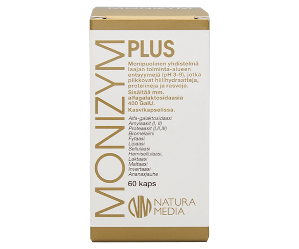 Natura Media Monizym Plus entsyymikapselit 60 kaps