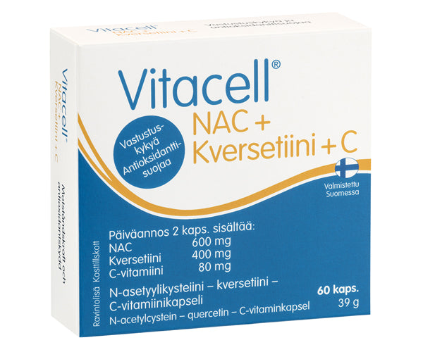 Vitacell NAC+Kversetiini+C 60 kaps