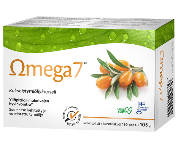 Omega 7 kaksoistyrniöljykapseli 150 kaps