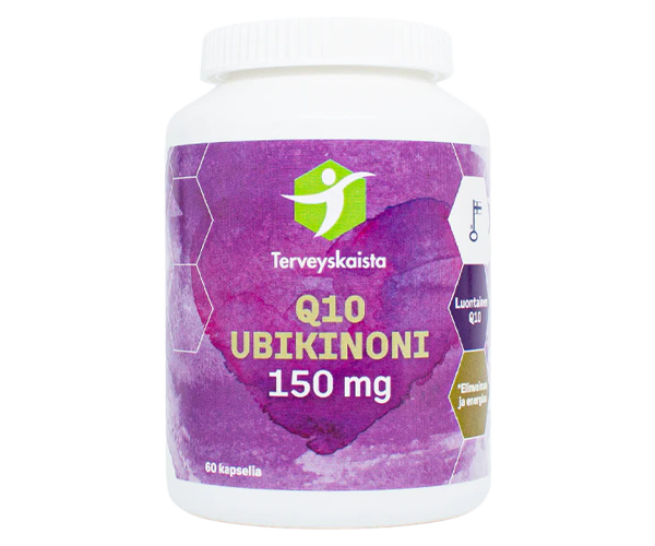 Terveyskaista Q10 Ubikinoni 150mg 60 kaps