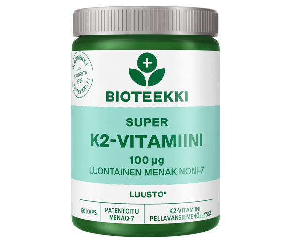 Bioteekin Super K2-vitamiini 60 kaps