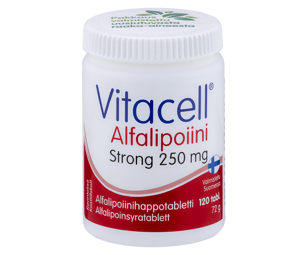 Alfalipoiinitabletti 250 mg 120 tabl