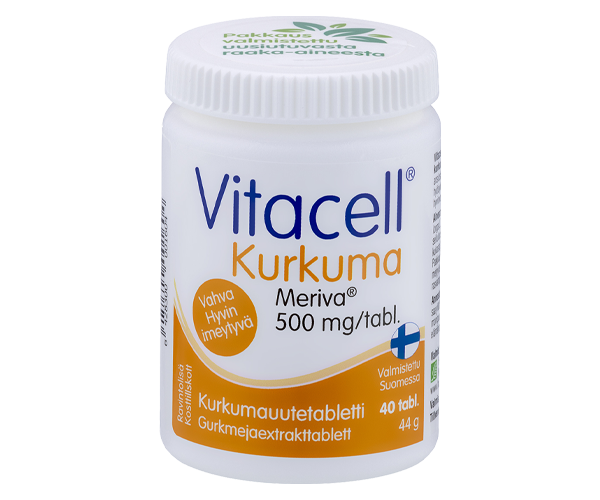 Kurkumauutetabletti 500 mg 40 tabl