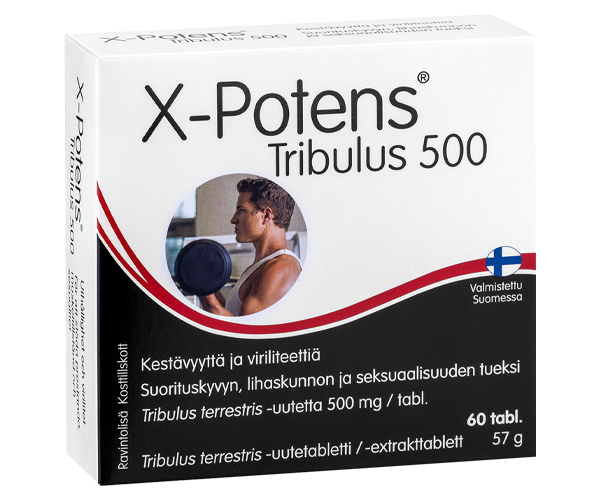 X-Potens Tribulus terrestris-uutetabletti